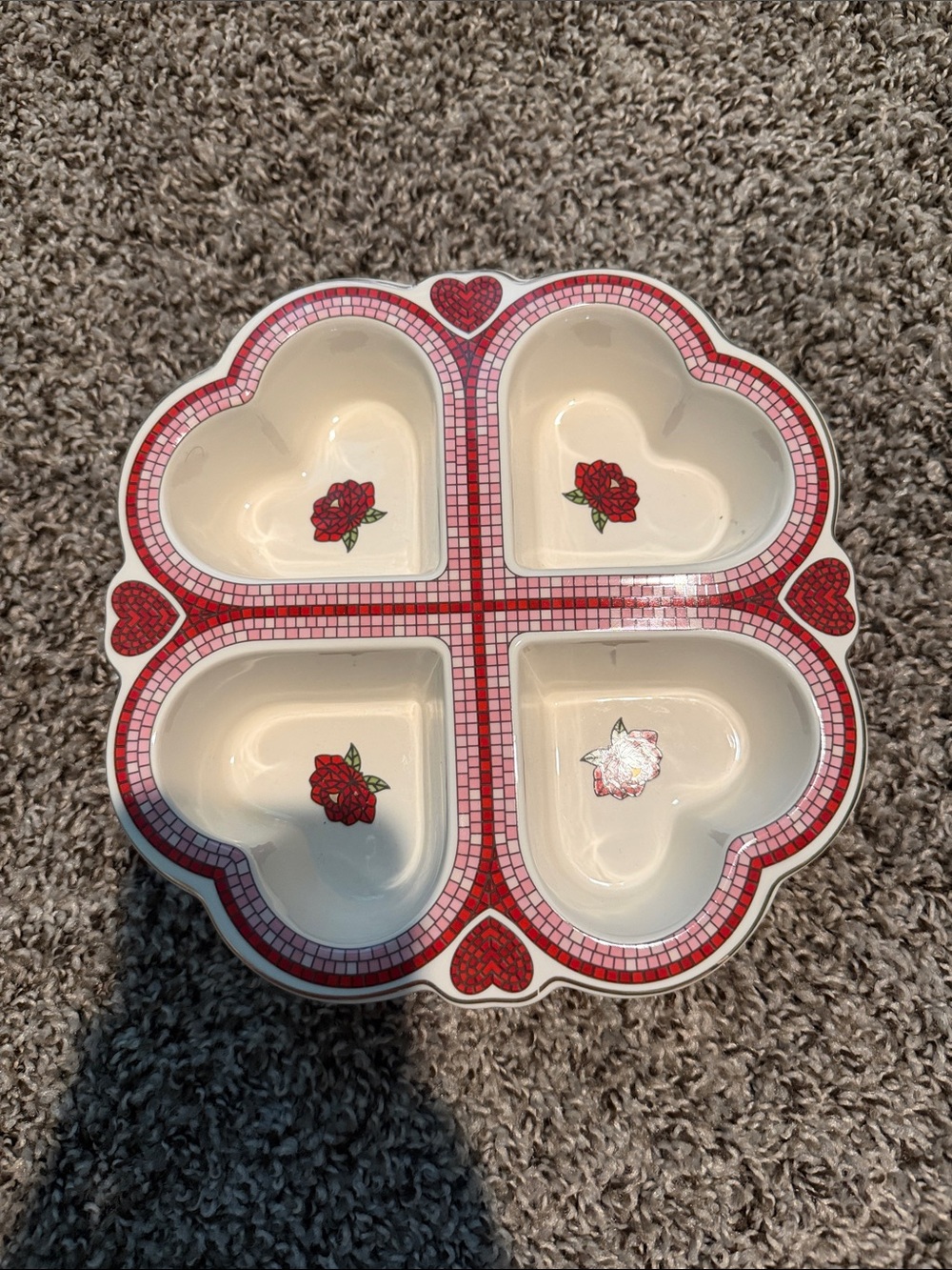 Bistro Tile Valentines Muffin Tray